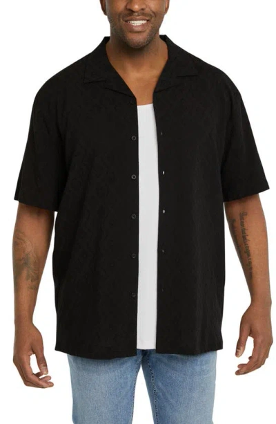 Johnny Bigg San Carlos Relaxed Fit Camp Shirt In Black