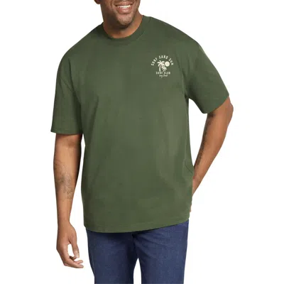 Johnny Bigg Surf Club Cotton Graphic T-shirt In Khaki