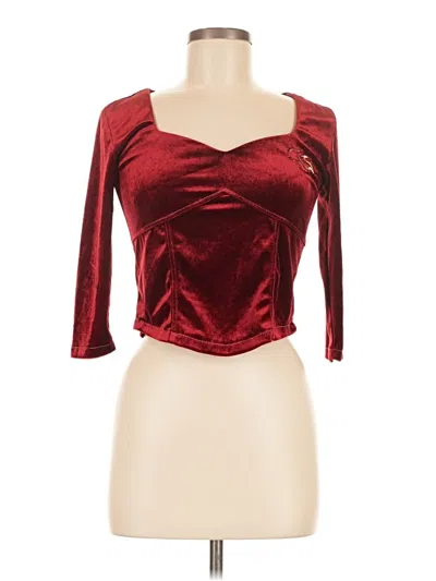 Pre-owned Johnny Blaze Cardigan Sweater In Burgundy