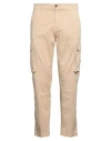Johnny Lambs Man Pants Beige Size 36 Cotton, Elastane In Beige