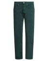 Johnny Lambs Man Pants Dark Green Size 30 Cotton, Elastane