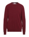 Johnny Lambs Man Sweater Burgundy Size Xxl Cashmere In Red