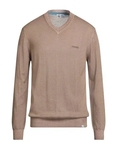 Johnny Lambs Man Sweater Khaki Size Xxl Wool
