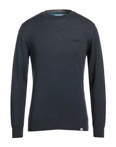 Johnny Lambs Man Sweater Navy Blue Size 3xl Wool
