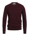 Johnny Lambs Man Sweater Plum Size M Cashmere In Purple