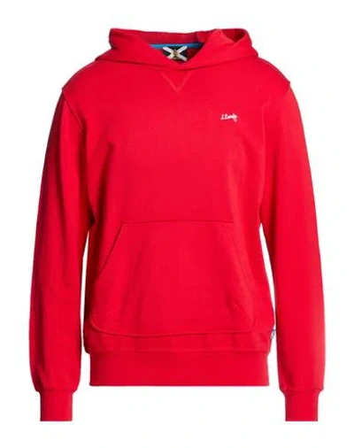 Johnny Lambs Man Sweatshirt Red Size L Cotton