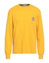 Johnny Lambs Man T-shirt Marigold Size 3xl Cotton In Gold