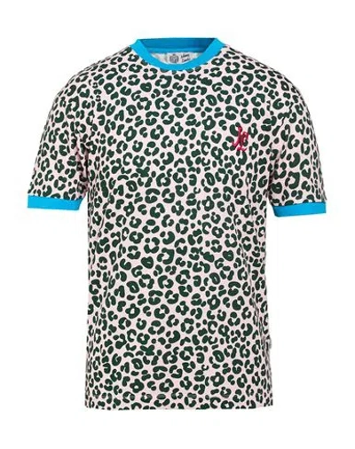 Johnny Lambs Man T-shirt Pink Size 3xl Cotton In Blue