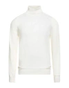 Johnny Lambs Man Turtleneck Ivory Size 3xl Viscose, Wool, Polyamide, Cashmere In White