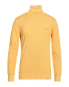 Johnny Lambs Man Turtleneck Yellow Size Xl Wool In Yellow