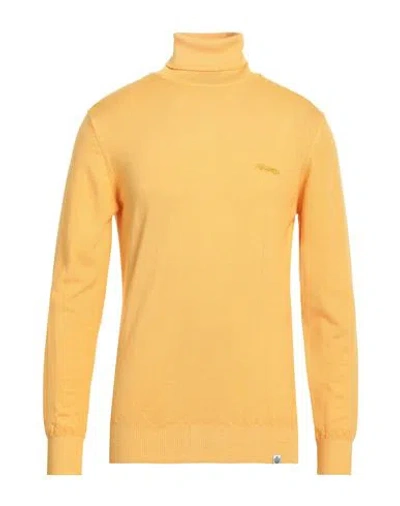Johnny Lambs Man Turtleneck Yellow Size Xl Wool
