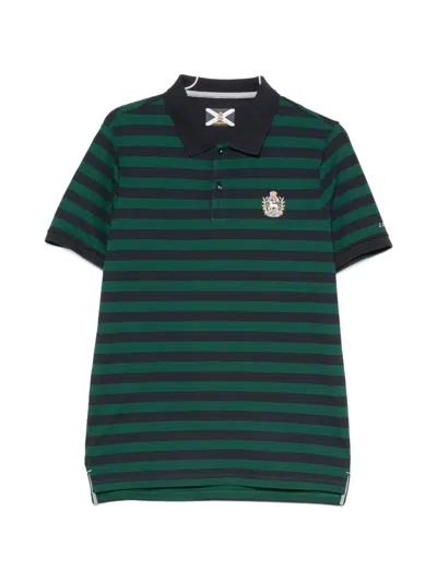Johnny Lambs Striped-pattern Polo Shirt In Multi