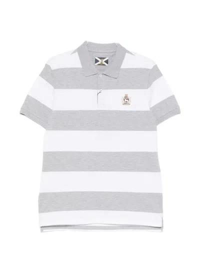 Johnny Lambs Striped-pattern Polo Shirt In Multi