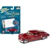 Johnny Lightning 1-64 Scale 1948 Tucker Torpedo Red Maroon Metallic Tucker The Man & His Dream Movie With Poker Chip