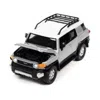 Johnny Lightning 1-64 Scale 2007 Toyota Fj Cruiser Titanium Silver Metallic With White Top & Roofrack Classic Gold Co
