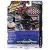 Johnny Lightning 1 To 64 Scale 1965 Pontiac Gto Bluemist Slate Metallic With Red Stripes & Blue Interior Mcacn To 414