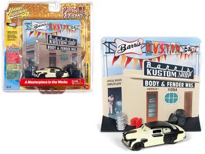 Johnny Lightning 1949 Mercury Coupe Project Car With "barris Kustom Shop" Facade Diorama " 50th Anniv