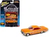 Johnny Lightning 1961 Chevrolet Impala Ss 409 Yellow Metallic With Red Stripes And Interior "scrapin" Series 1/64