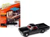 Johnny Lightning 1967 Chevrolet El Camino Tuxedo Black With Red Interior "classic Gold Collection" Series Limited Edi