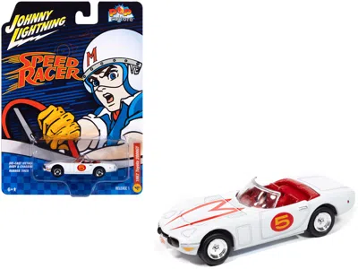 Johnny Lightning 1967 Toyota 2000gt "mach 5 Tribute" #5 White With Red Interior "speed Racer" "pop Culture" 2025 Rele