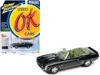Johnny Lightning 1969 Chevrolet Camaro Rs/ss Convertible Fathom Green Metallic With White Stripes And Light Green Int In Green