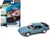 Johnny Lightning 1986 Ford Mustang Svo Light Regatta Blue Metallic With Black Stripes "classic Gold Collection" Serie