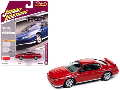Johnny Lightning 2000 Chevrolet Monte Carlo Ss Torch Red With Silver Graphics "classic Gold Collection" 1/64 Diecast