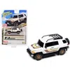 Johnny Lightning 2007 Toyota Fj Cruiser White With Stripes & Roofrack Limited Edition To Worldwide 1 By 64 Scale Diec