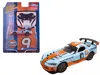 Johnny Lightning 2008 Dodge Viper Srt10 #9 "gulf Oil" Light Blue And Orange Limited Edition To 2496 Pieces Worldwide  In Multi