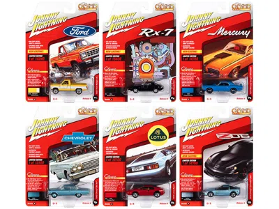 Johnny Lightning Classic Gold Collection 2021 Set A Of 6 Cars Release 4 1/64 Diecast Model Cars By