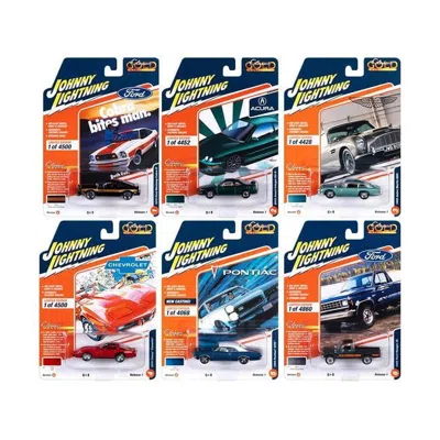 Johnny Lightning Classic Gold Collection 2023 Set A Of 6 Car Release 1 1-64 Scale Diecast Model Car
