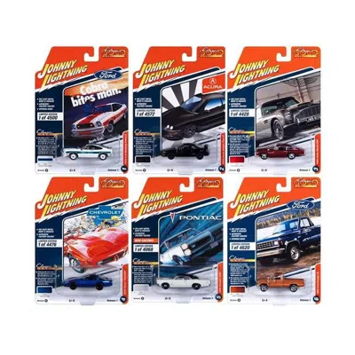 Johnny Lightning Classic Gold Collection 2023 Set B Of 6 Car Release 1 1-64 Scale Diecast Model Car