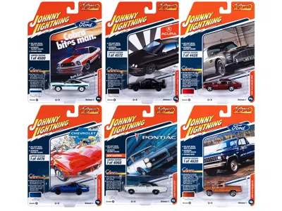 Johnny Lightning Classic Gold Collection 2023 Set B Of 6 Cars Release 1 1/64 Diecast Model Cars By
