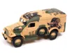 Johnny Lightning Dodge Wc54 Ambulance Desert Camouflage "rat Fink" "pop Culture" 2024 Release 2 1/64 Diecast Model Ca