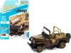Johnny Lightning Jeep Cj-5 Mocha Brown Metallic With Golden Eagle Graphics "classic Gold Collection" Series Limited E