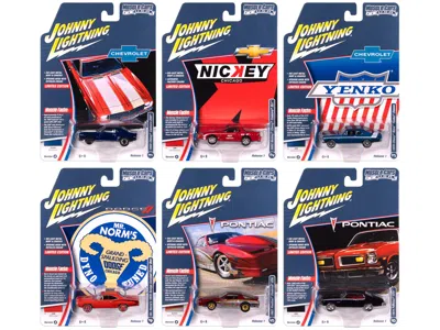 Johnny Lightning Muscle Cars Usa 2025 Release 1 Set A Of 6 Pieces 1/64 Diecast Model Cars