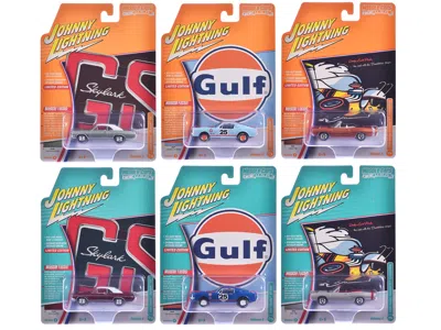 Johnny Lightning Muscle Cars Usa 2025 Release 2 Set Of 6 Pieces 1/64 Diecast Model Cars By  In Multi
