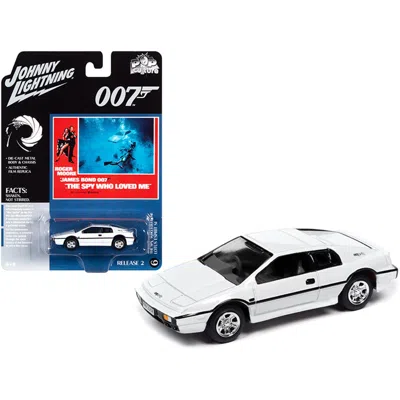 Johnny Lightning Series 0.16 4 Diecast Model Car For Lotus Esprit S1 White James Bond 007 The Spy Who Loved Me 1977 M
