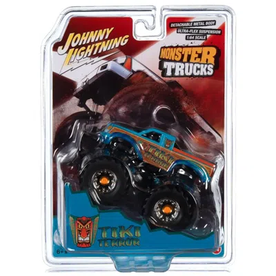 Johnny Lightning Tiki Terror Monster Who Do Voo Doo With Black Wheels & Driver Figure Monster Series 1 By 64 Scale Di