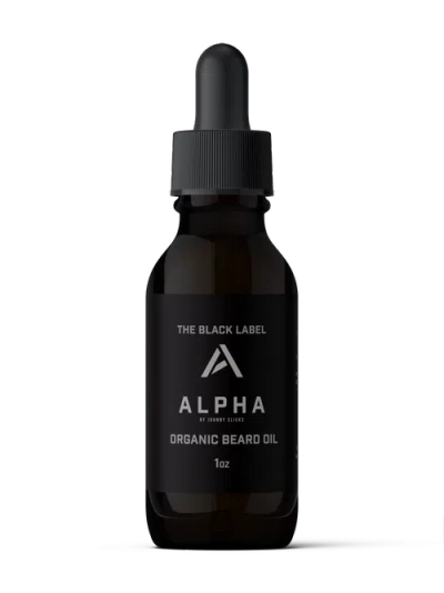 Johnny Slicks Alpha Beard Oil In Transparent