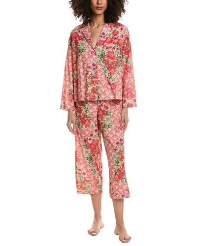 Johnny Was 2pc Sleep Set In Pink