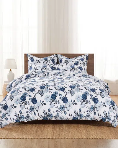 Johnny Was 300 Thread Count Pretty Dancer Duvet In Blue