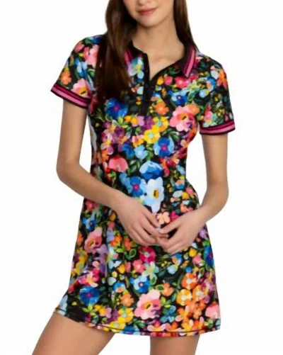 Johnny Was Active Tennis Dress In Floral In Purple