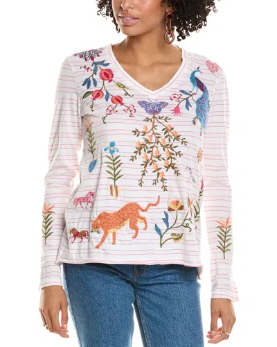 Johnny Was Adela T-shirt In Multi