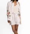 Johnny Was Adele Trapunto Belted Short In Plaid In Multi