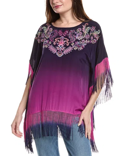 Johnny Was Alani Silk Poncho