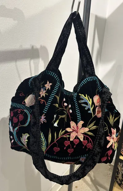 Johnny Was Amarylla Velvet Tote In Multi