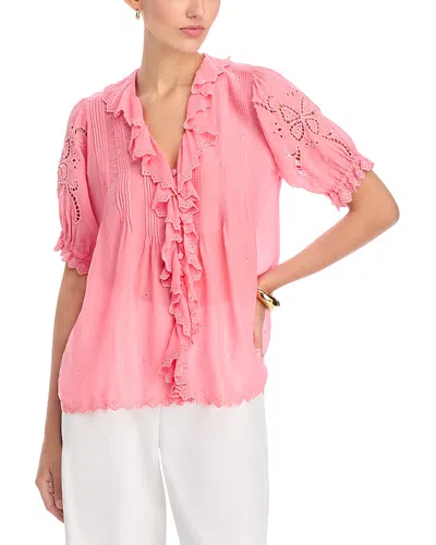 Johnny Was Anette Ruffle Blouse