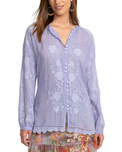 Johnny Was Anzhelina Tunic In Blue