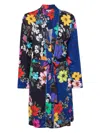Johnny Was Archimal Sleep Robe In Blue